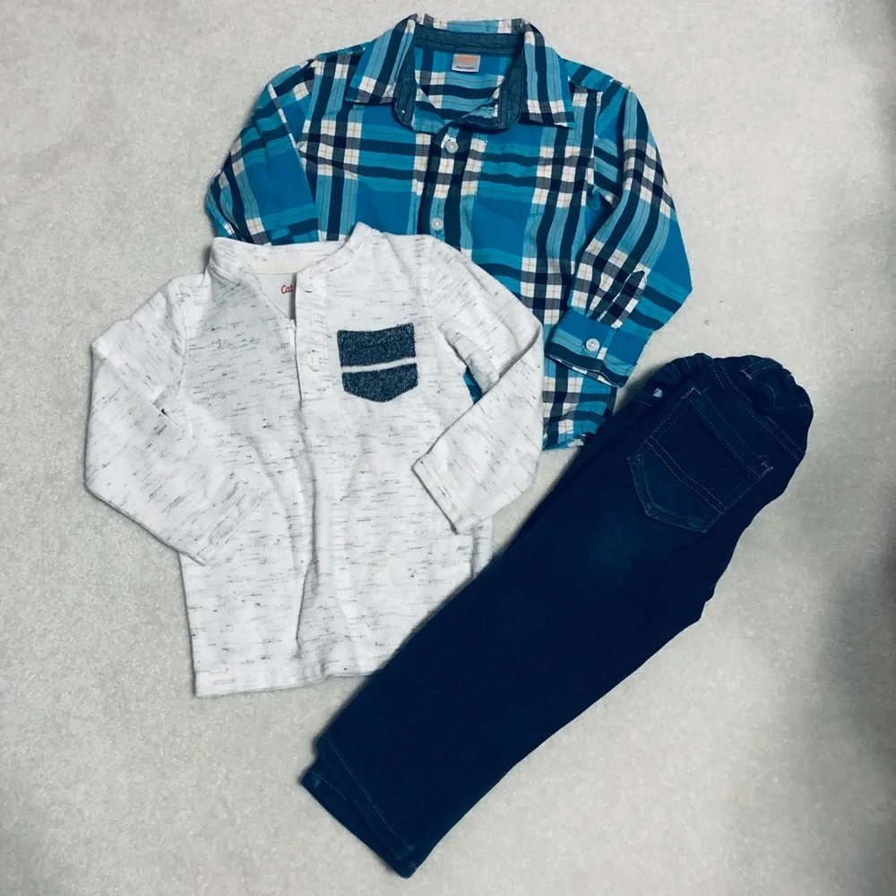 Gymboree Cat & Jack Long Sleeve Shirts & Jeans